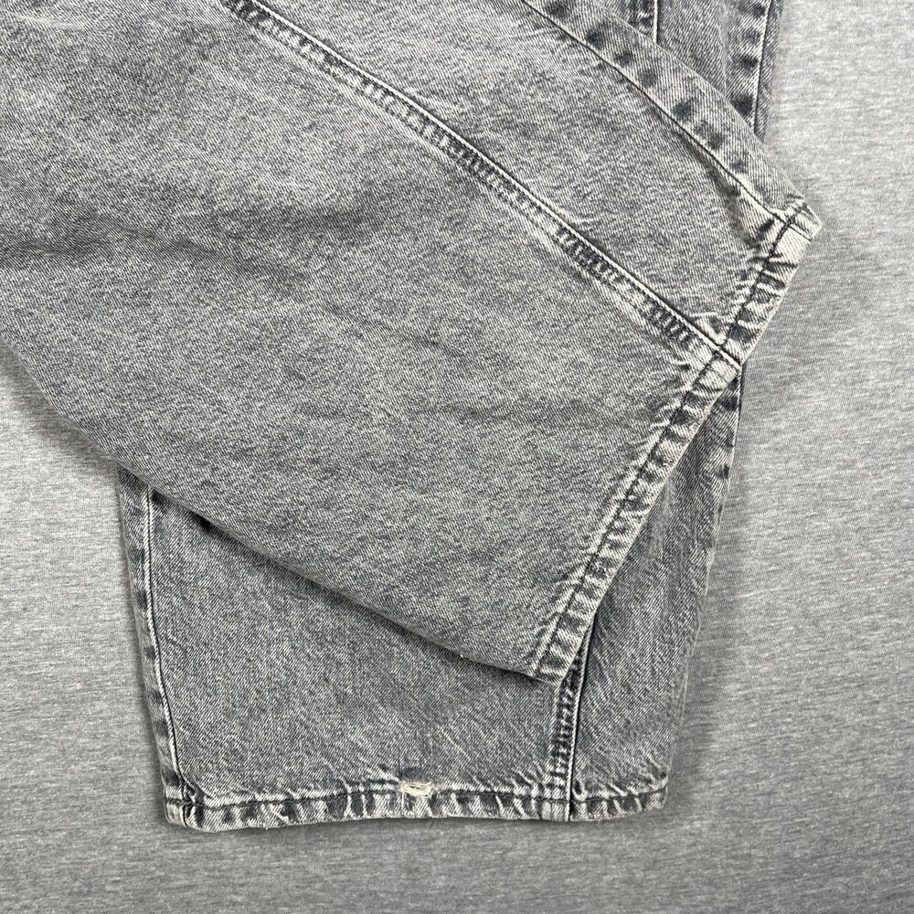 Free People We The Free Jeans Womens 30 Gray Wide-Leg Relaxed Acid Wash Barrell - Picture 11 of 12
